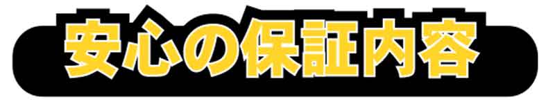 安心の補償内容 7aae9af93cd966589f3caa0f2eabb094