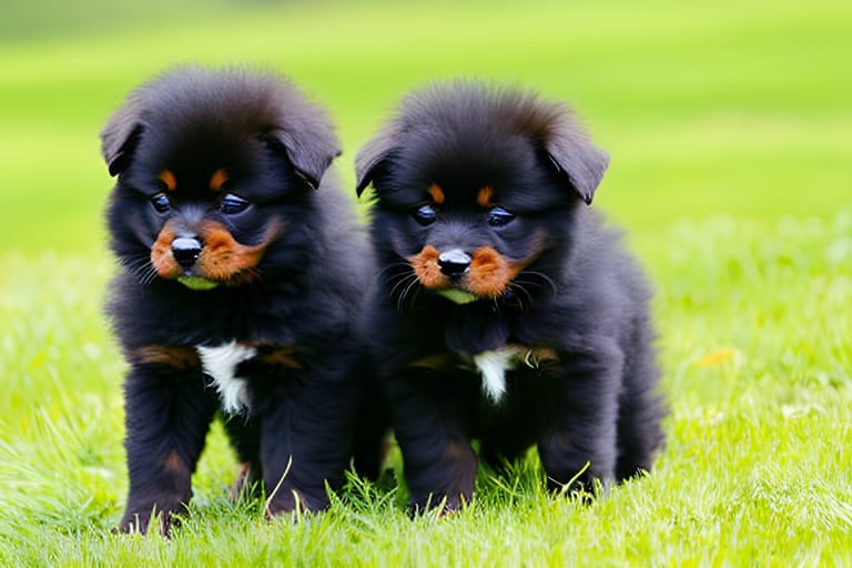 two-black-fluffy-puppies-sitting-in-the-grass-a-stock-photo-contest-winner-high-resolution-photo-4k-small-ibRflGyzny